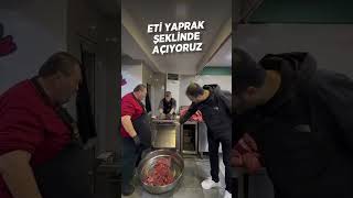 Trabzonda Kebapçı Hatay Sofrasından ET DÖNER AÇMA 💯👌 reklam [upl. by Annahsit]