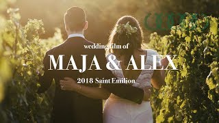 MAJA amp ALEX beautiful wedding in South France Saint Emilion [upl. by Laven]