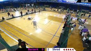 Dodgeball  2024 USA National Championship  Quarter Finals  Berserk vs Shred [upl. by Arammahs]