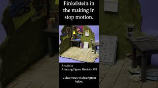 Finkelstein’s Underground Comics Print Shop shorts fink ratfink diorama stopmotion craft [upl. by Innig]