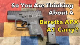 Beretta APX A1 Carry Public Service Announcement [upl. by Llyrrad]