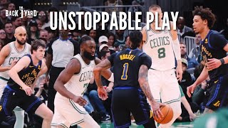 DAngelo Russell shares an UNGUARDABLE play the STACK pick and roll [upl. by Terina]