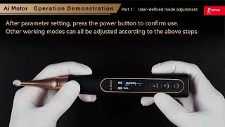 Woodpecker Endo Motor Ai Model Operation Demonstration [upl. by Notelrac415]