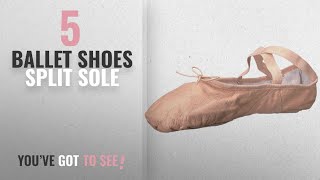 Top 5 Ballet Shoes Split Sole 2018 Bloch Womens Prolite II Hybrid Ballet SlipperPink55 B US [upl. by Reinhart]