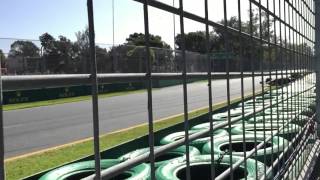 Pastor Maldonados crash  2015 Formula 1 Australian Grand Prix [upl. by Oigroeg]