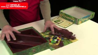 Kinderspiel des Jahres 2015 Spinderella unboxing  Brettspiel [upl. by Lenra]