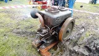 Farming Motor Asaa Diesel year 1944 Stationary Engine Collection Denmark [upl. by Muncey]