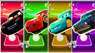 Lighting McQueen eater 🆚 McQueen Cars  Tiles Hop EDM Rush 🎶🎧 [upl. by Neelik663]