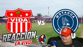 Vida Vs Motagua  Jornada 18 Liga Nacional 202324  Reacción en vivo [upl. by Haerb]