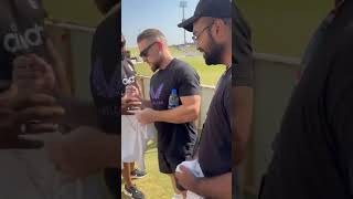 Brandon singed the shirt villagecricket viralvideo cricket khulkekhel short [upl. by Tnirb]