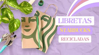 Libreta reciclada Starbucks [upl. by Kelli615]