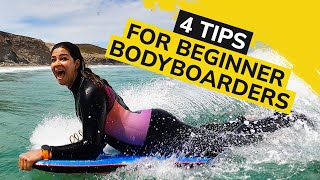 4 Tips For Beginner Bodyboarders  Bodyboard Holidays [upl. by Leehar]