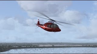 ND AW109 High Speed Low Alititude FlybyLanding [upl. by Fawna]