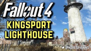 Fallout 4  Kingsport Lighthouse Detailed Tour [upl. by Yenots]