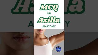 MCQ on axilla anatomy shorts anatomy [upl. by Atiuqal]