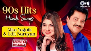 90s Hits Hindi Songs Of Alka Yagnik amp Udit Narayan  90s Evergreen Love Songs  Hindi Songs Jukebox [upl. by Center542]