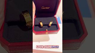 Cartier Love earrings  Souvenir from Osaka Japan [upl. by Grory807]