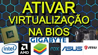 Como ativar a Virtualização na BIOS  ASUS 2022 BLUESTACKS [upl. by Nesyt542]