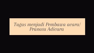 Tugas menjadi Pembawa acaraPranata Adicara Ulang tahun [upl. by Neil]