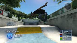 Skate 3  a clean trickline clip [upl. by Wollis]