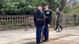 Changing of the guard tomb of the unknown soldier [upl. by Piwowar551]