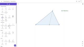 Come disegnare la bisettrice laltezza e la mediana di un triangolo [upl. by Golter]