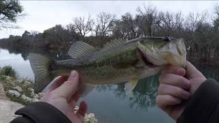 Bass Fishing West Texas Christoval [upl. by Solotsopa]