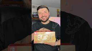 Unboxing the Nintendo Switch Lite Hyrule Edition nintendo nintnedoswitch zelda [upl. by O'Grady]