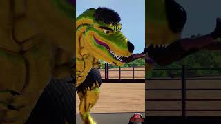 Avenger Golden Hulk super hero Dinosaur 🦸‍♂️🦖 JWE 2 Mods [upl. by Annawaj837]