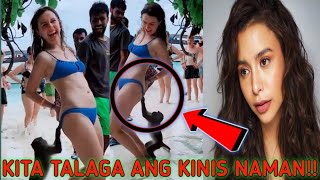 NAHUBARAN Nang Isang Unggoy SI Yassi Pressman Habang Naliligo Sa Beach [upl. by Vedetta504]