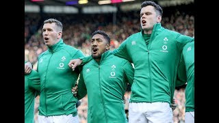 Ireland sing Irelands Call ahead of kick off at BT Murrayfield  Guinness Six Nations [upl. by Jeni]