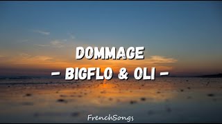 Bigflo et Oli  Dommage paroles [upl. by Clayborne]