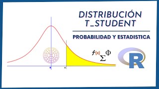 Distribución T de STUDENT en Rstudio [upl. by Kerns259]