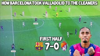 Barcelona 7  0 Valladolid  Tactical Analysis  Is Hansi Flick  UNLOCKING His Players Potential [upl. by Rosana]