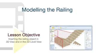 Tutorial Edificius  Modelling the Railing object  ACCA software [upl. by Wojcik432]