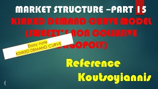 Kinked demand model  Non Collusive Oligopoly model  Sweezy  Malayalam explanation  Essay Notes [upl. by Thurber]