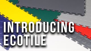 Introducing Ecotile Interlocking Floor Tiles  Made in Britain [upl. by Auhsej]