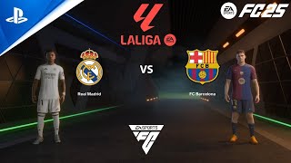 FC 25 PS4  Real Madrid vs FC Barcelona  LaLiga EA SPORTS 2425 [upl. by Hoag]