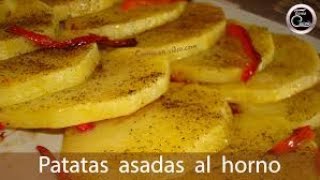 Cómo hacer PATATAS asadas al horno  rápido y fácil 13 [upl. by Martino]