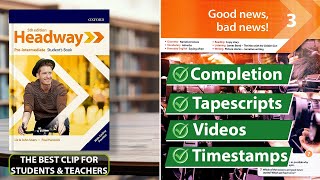 New Headway PreIntermediate 5th Edition  Unit 3 Good News Bad News  Students Book [upl. by Vins109]