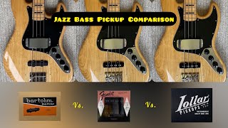 Jazz Bass Pickup Comparison [upl. by Spearman]