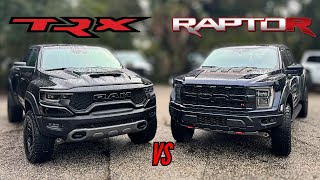 RAM TRX vs Ford Raptor R Who is really the KING [upl. by Millicent]