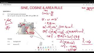 2D amp 3D SHAPE GRADE 11 SINECOSINE AND AREA RULE SEP 2023 KZN PAST EXAM PAPERS [upl. by Minor991]