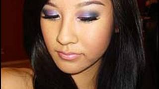 Barbie Purple Smokey Eyes Tutorial [upl. by Ailhat]