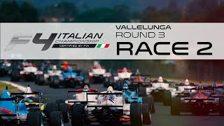 Italian F4 Championship  ACI Racing Weekend Vallelunga round 3  Race 2 [upl. by Audwen53]