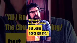 Jesus Never Left Me song preach [upl. by Lomasi351]