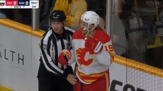 Matthew Tkachuk Gets Into It With Colton Sissons [upl. by Hoenack810]