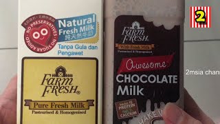 Farm Fresh Chocolate Milk Pasteurised Homogenised Awesome Susu Lembu Segar [upl. by Nove60]