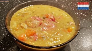 Dutch Peasoup  Erwtensoep Recipe [upl. by Akinat944]