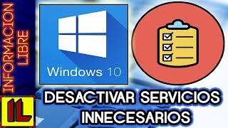 ⏩ Como【Deshabilitar Servicios Innecesarios en Windows 10】⛔  2021  Acelerar y Optimizar Windows 10✅ [upl. by Dorsey]